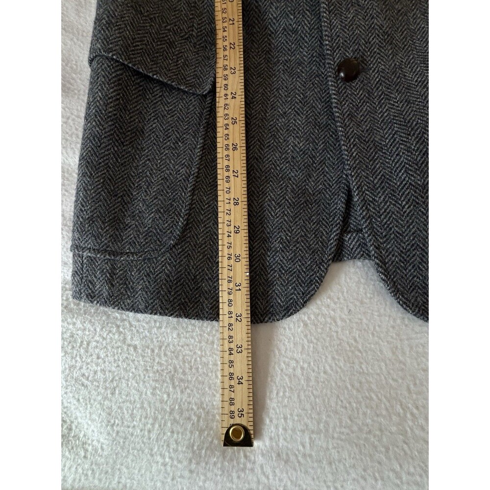 Clubfellow Cricketeer Wool Blazer USA Herringbone 42R 2 Button Mens - Picture 7 of 16